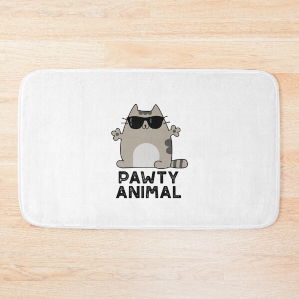 Item preview, Pawty Animal Funny Party Cat Puns  designed and sold by punnybone.