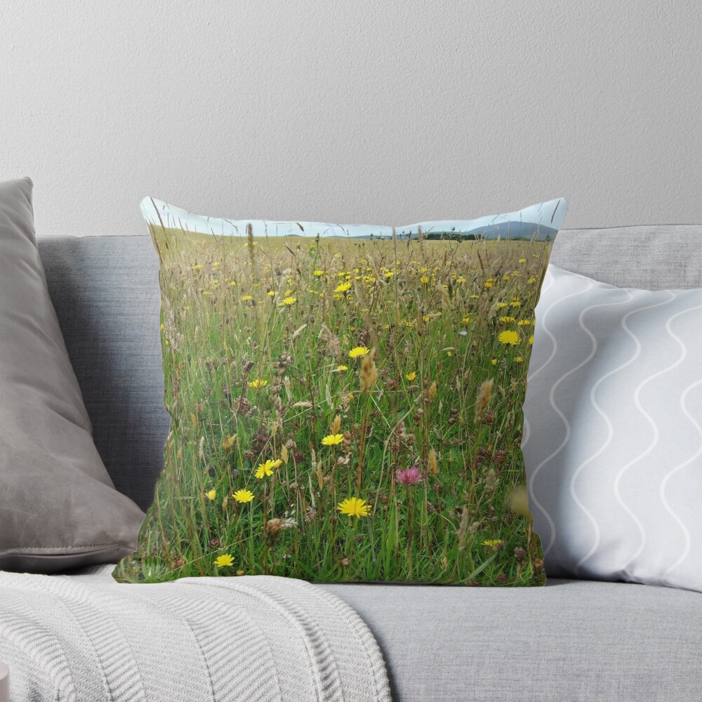 Item preview, Throw Pillow designed and sold by IOMWildFlowers.