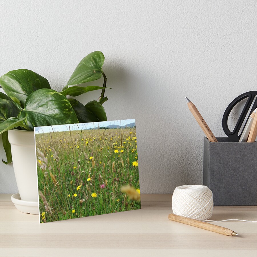 Item preview, Art Board Print designed and sold by IOMWildFlowers.