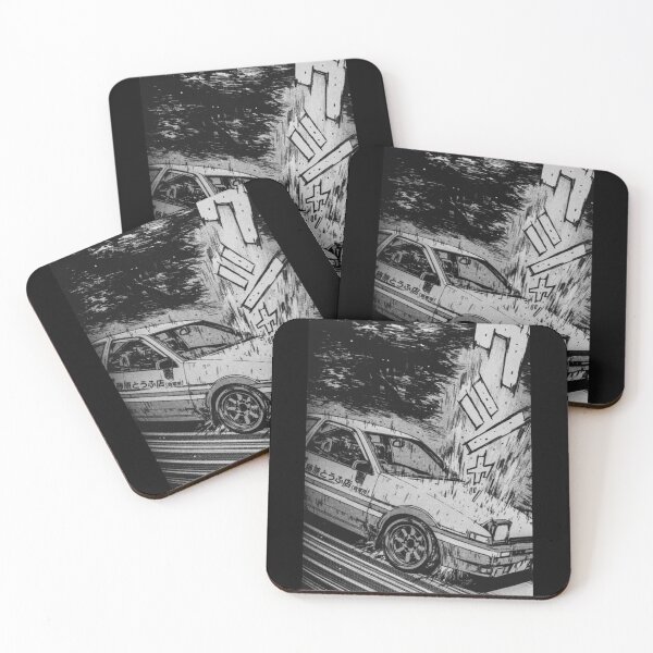 Item preview, Initial D Toyota AE86 Drifting Poster designed and sold by HeinzLange.