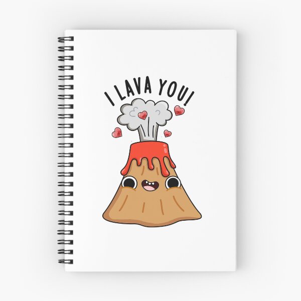 Item preview, I Lava You Funny Volcano Puns  designed and sold by punnybone.