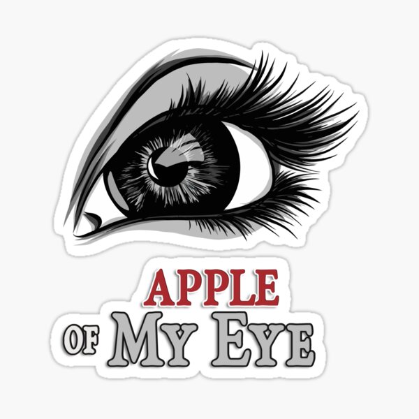 Pack] Gorgeous Apple of My Eye Stickers, Beautiful Eyelash Art Sticker  for Sale by ⭐Amazing Arts Designs⭐