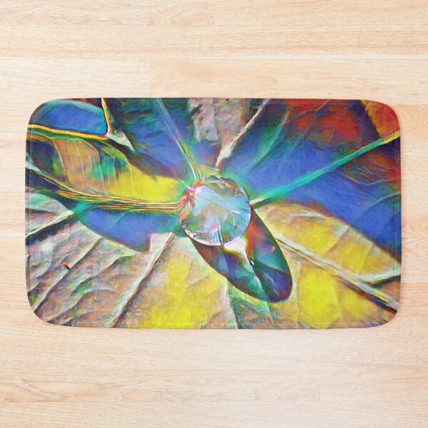 Item preview, Water Drop On Leaf Abstract Contemporary Design designed and sold by Heathermarie321.