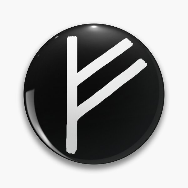 Item preview, White Fehu Rune - Paintbrush designed and sold by Diverlier.