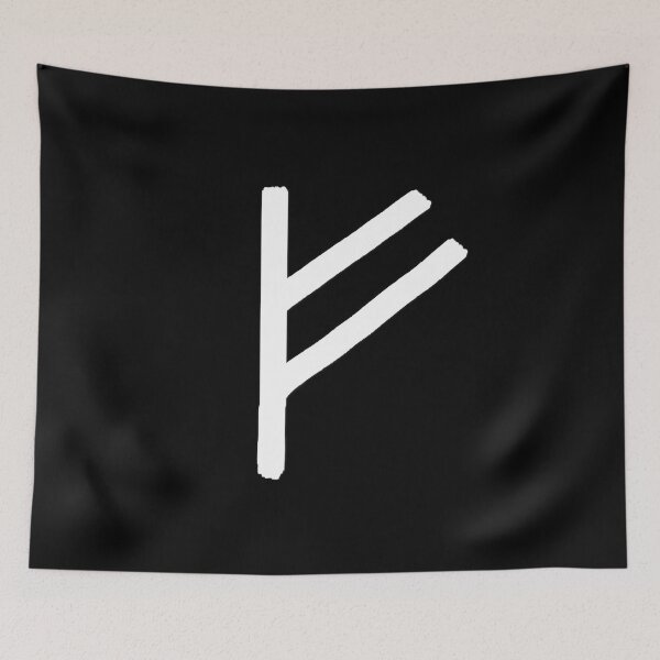 Item preview, White Fehu Rune - Paintbrush designed and sold by Diverlier.