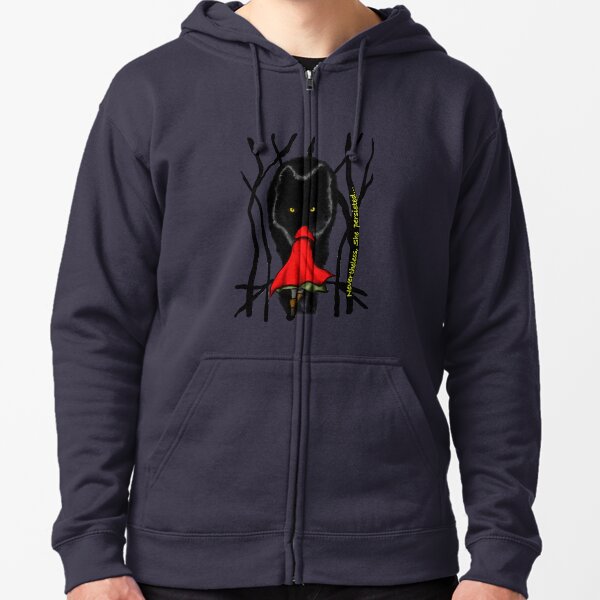 Nevertheless She Persisted Little Red Riding Hood Zipped Hoodie
