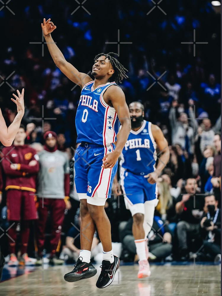 Tyrese Maxey #0 Celebrate Three Points Classic T-Shirt