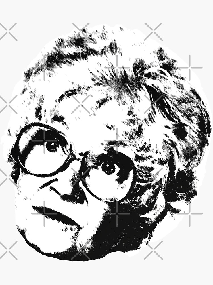 "Shady Lady" Sticker by atomicpuppy Redbubble