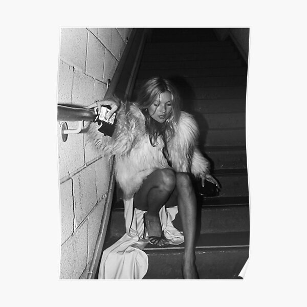 Kate Moss Junge 90er Poster