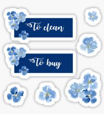Pegatina Para limpiar y comprar pegatina