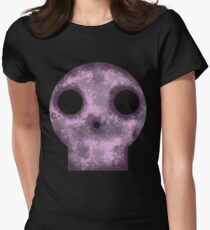 Purple Skull Decay Women's Fitted T-Shirt