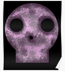 Purple Skull Decay Poster
