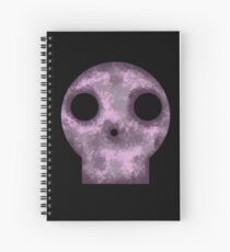 Purple Skull Decay Spiral Notebook