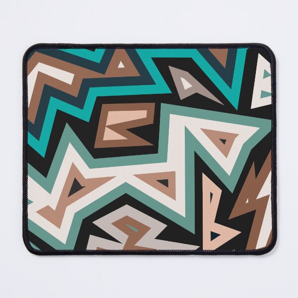 Item preview, Graffiti mosaic tribal seamless pattern designed and sold by TheCosmoWest.