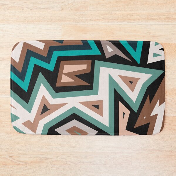 Item preview, Graffiti mosaic tribal seamless pattern designed and sold by TheCosmoWest.