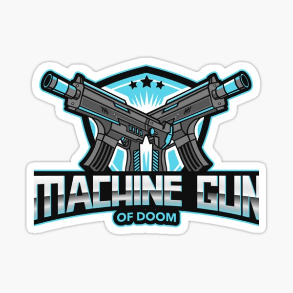 "machine gun sticker" Sticker by SadaThioub Redbubble