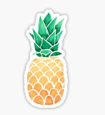 Watercolour Pinapple Sticker