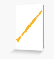 Clarinet Greeting Card