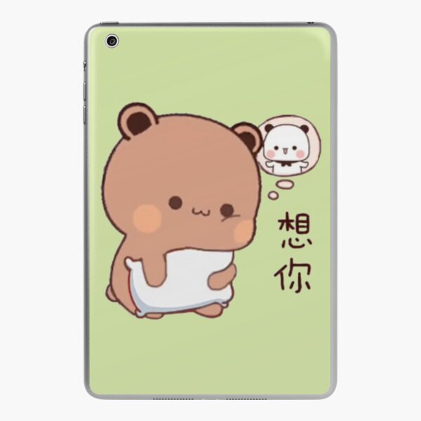 Bear and Panda Bubu Dudu Bath iPad Case & Skin for Sale by theneurocyclist