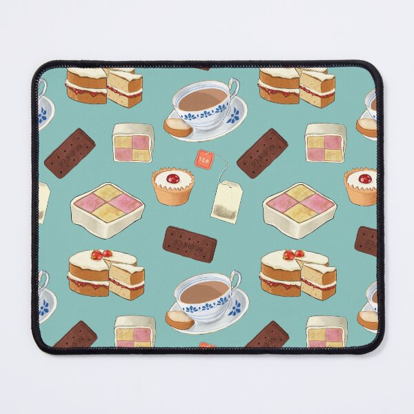 Item preview, Tea time with biscuits and cakes seamless digital pattern designed and sold by Bonheurem.