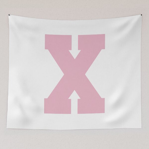 Item preview, Alphabet, Rose X, Sports letter X designed and sold by TheCultStuff.