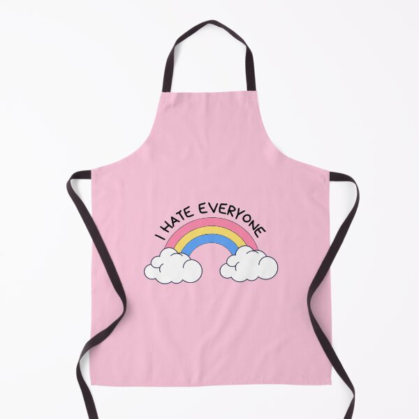 Item preview, I HATE EVERYONE - rainbow n clouds designed and sold by Colorful-Inspo.