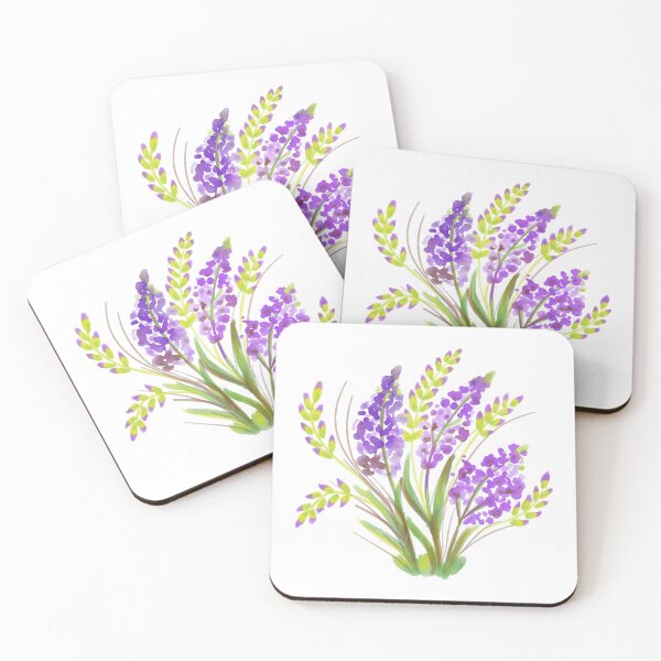 Item preview, painting of purple flowers (lupine, sage) designed and sold by JAG2B.