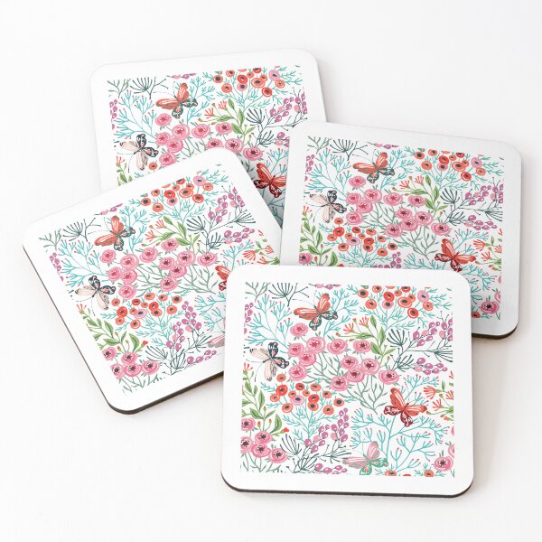 Item preview, Drawing of flowers and butterfly designed and sold by JAG2B.