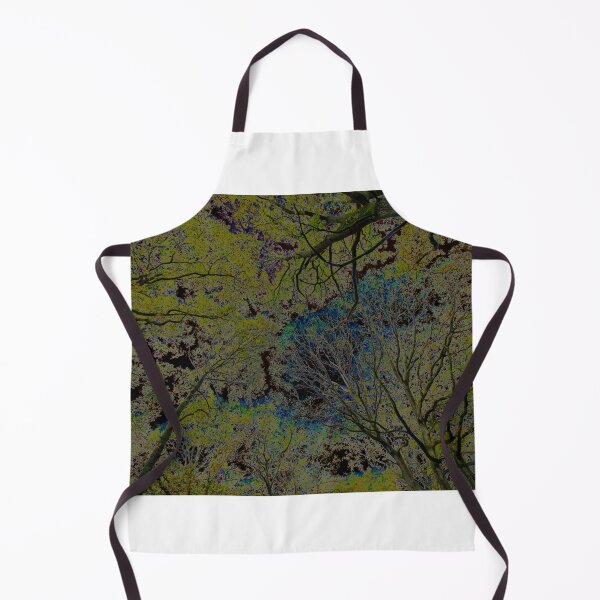 Item preview, Surreal picture of trees in ancient wood in Shropshire England designed and sold by HalcyonPrints.