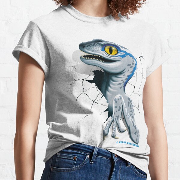 Jurassic World - Baby Blue Velociraptor Classic T-Shirt