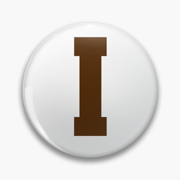 Item preview, Alphabet, Brown I, Sports letter I designed and sold by TheCultStuff.