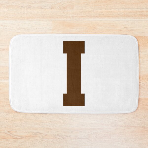 Item preview, Alphabet, Brown I, Sports letter I designed and sold by TheCultStuff.