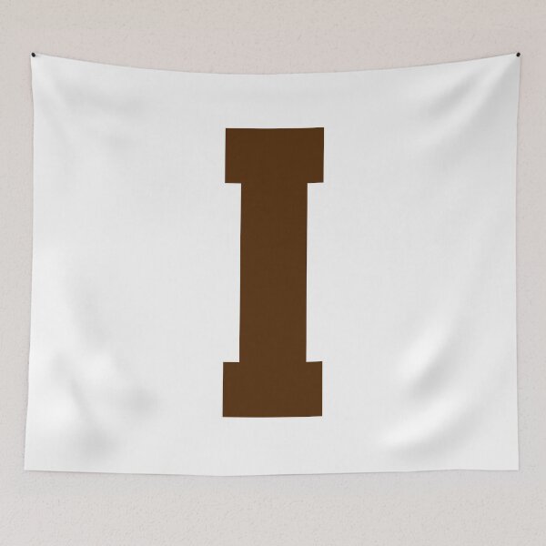 Item preview, Alphabet, Brown I, Sports letter I designed and sold by TheCultStuff.