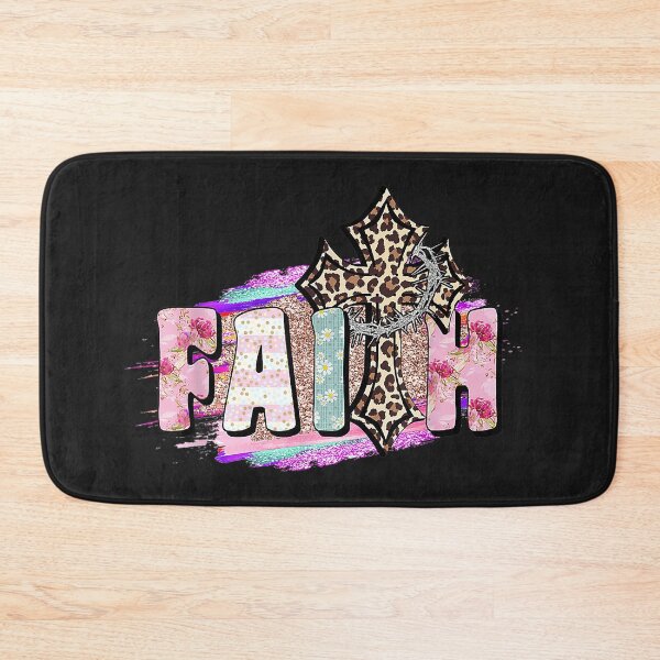 Item preview, Faith Cross Christian Jesus Leopard Cross for Men Women Kids designed and sold by Chad6438.