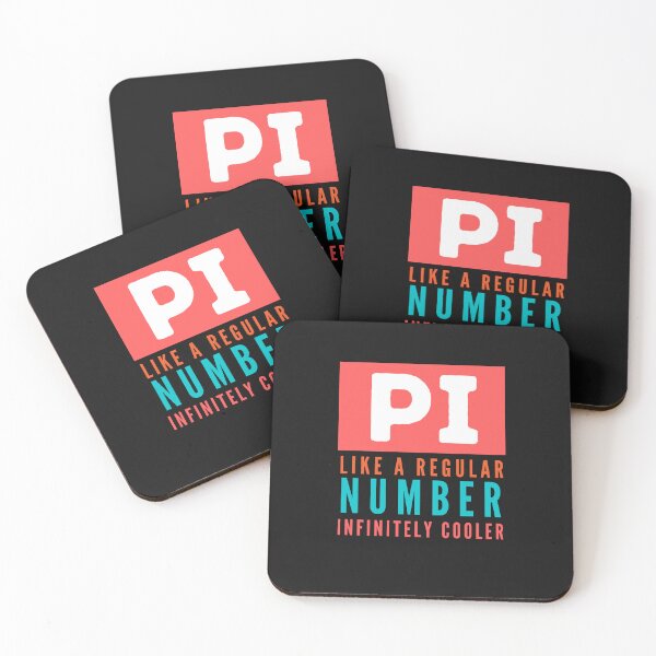 Item preview, Pi Like A Regular Number But Infinitely Cooler - Pi Day March 14 designed and sold by Rainbow Designs.