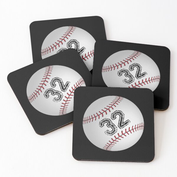 Item preview, Baseball ball number 32, thirty two designed and sold by TheCultStuff.