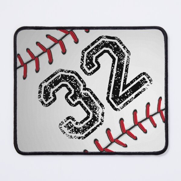 Item preview, Baseball ball number 32, thirty two designed and sold by TheCultStuff.