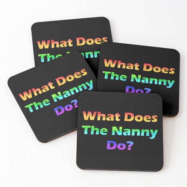 Item preview, What Does The Nanny Do Colorful designed and sold by Catspeople.