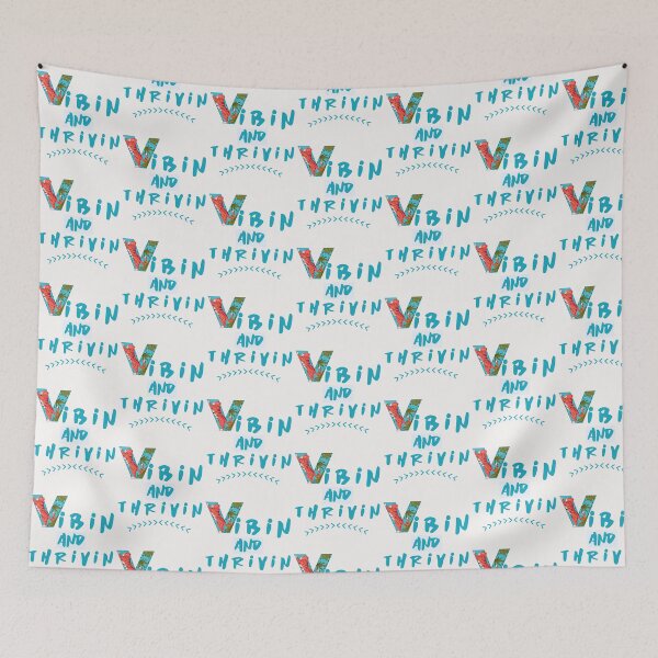 Item preview, Vibin and thrivin - adorable tiger, funny animal-birthday. designed and sold by DesignedBySnip.