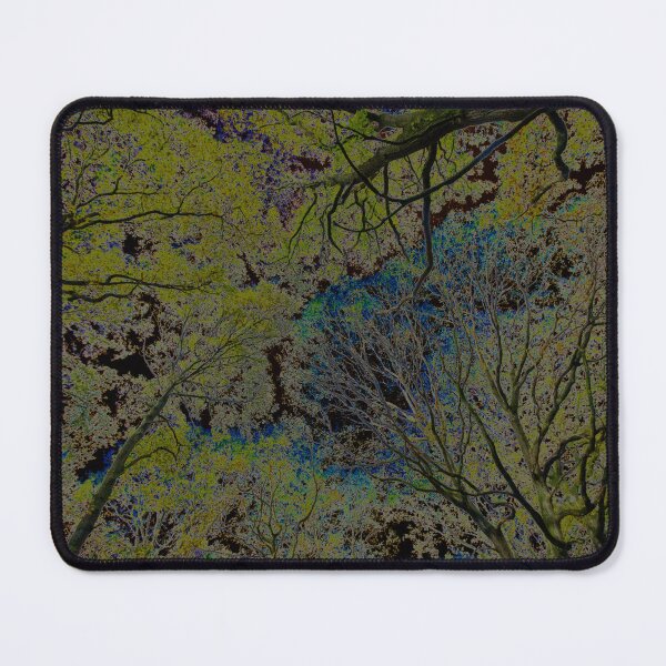 Item preview, Surreal picture of trees in ancient wood in Shropshire England designed and sold by HalcyonPrints.