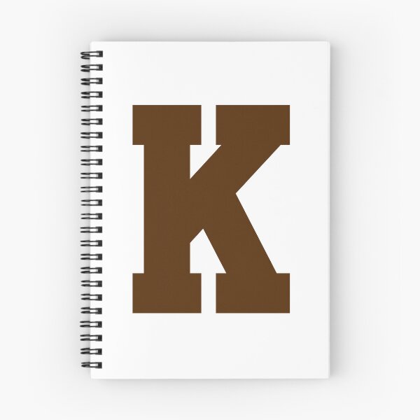 Item preview, Alphabet, Brown K, Sports letter K designed and sold by TheCultStuff.