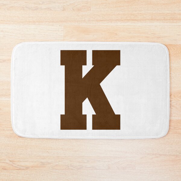 Item preview, Alphabet, Brown K, Sports letter K designed and sold by TheCultStuff.