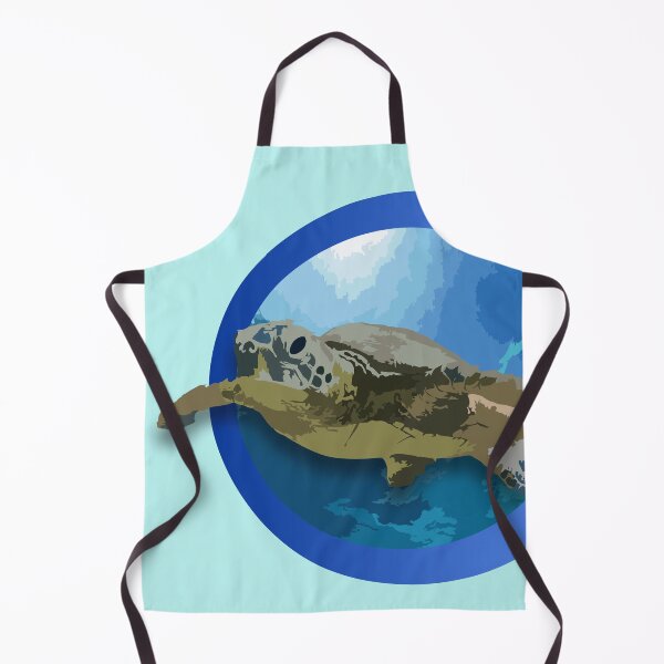 Item preview, Turtle in Deep Blue Ocean designed and sold by markyartshop.