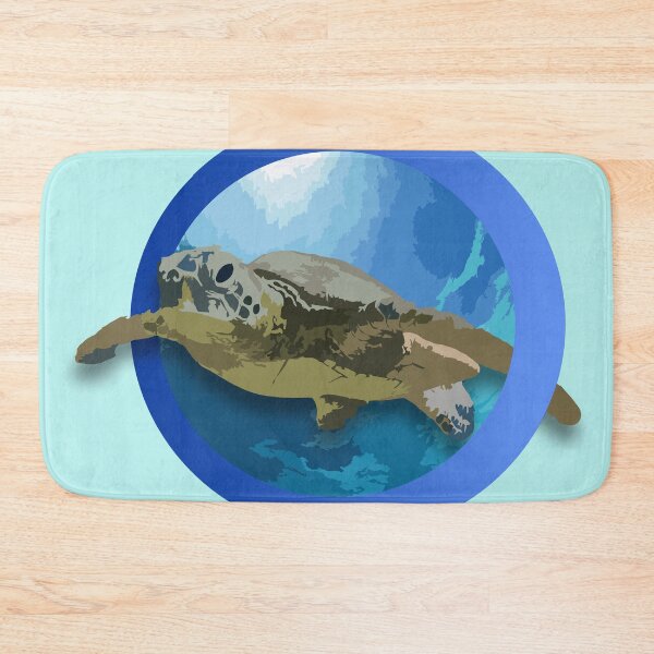 Item preview, Turtle in Deep Blue Ocean designed and sold by markyartshop.