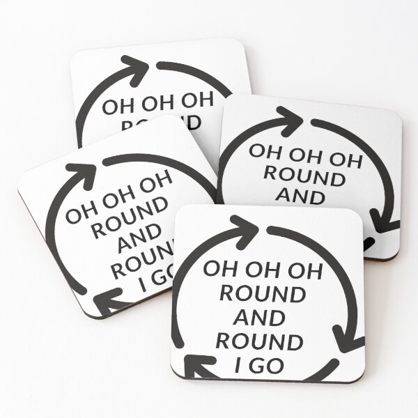 Item preview, Oh Oh Oh ROUND AND ROUND I GO designed and sold by RobbiesMusic.