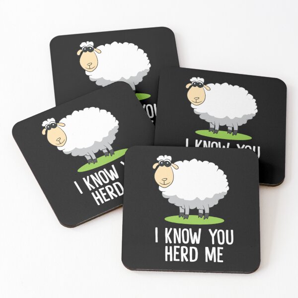 Item preview, Funny Sheep I Know You Herd Me Cute Sheep Lover Sheep designed and sold by JeremyxLee.