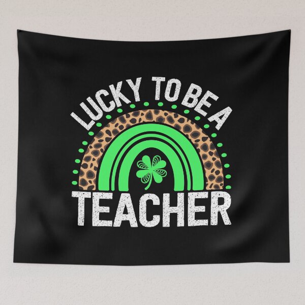 Item preview, Happy St Patricks Day Cute One Lucky Teacher designed and sold by Apoorv Choudhary.