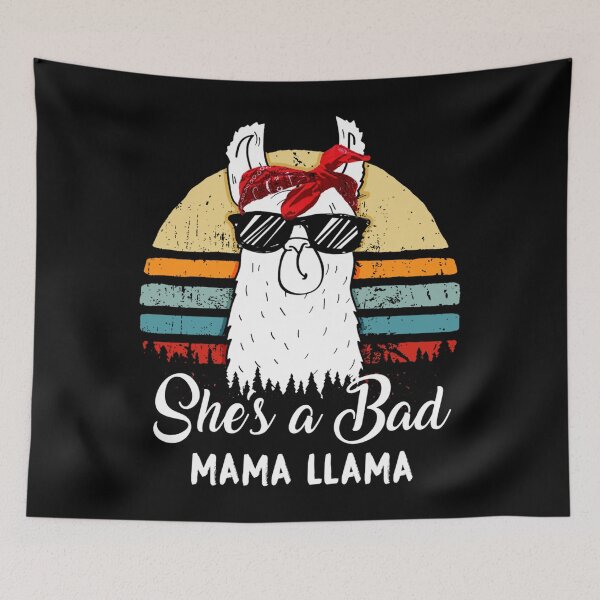 Item preview, Funny Shes a Bad Mama Llama Mom Mother Grandma designed and sold by JeremyxLee.