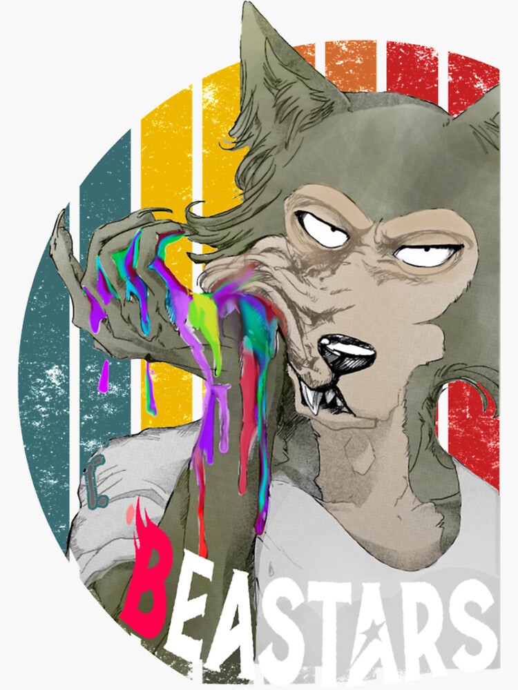 "Beastars " Sticker by eroskarlsson Redbubble