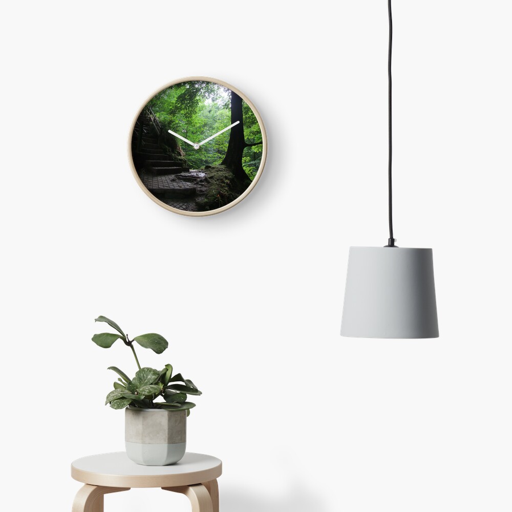 Item preview, Clock designed and sold by IOMWildFlowers.